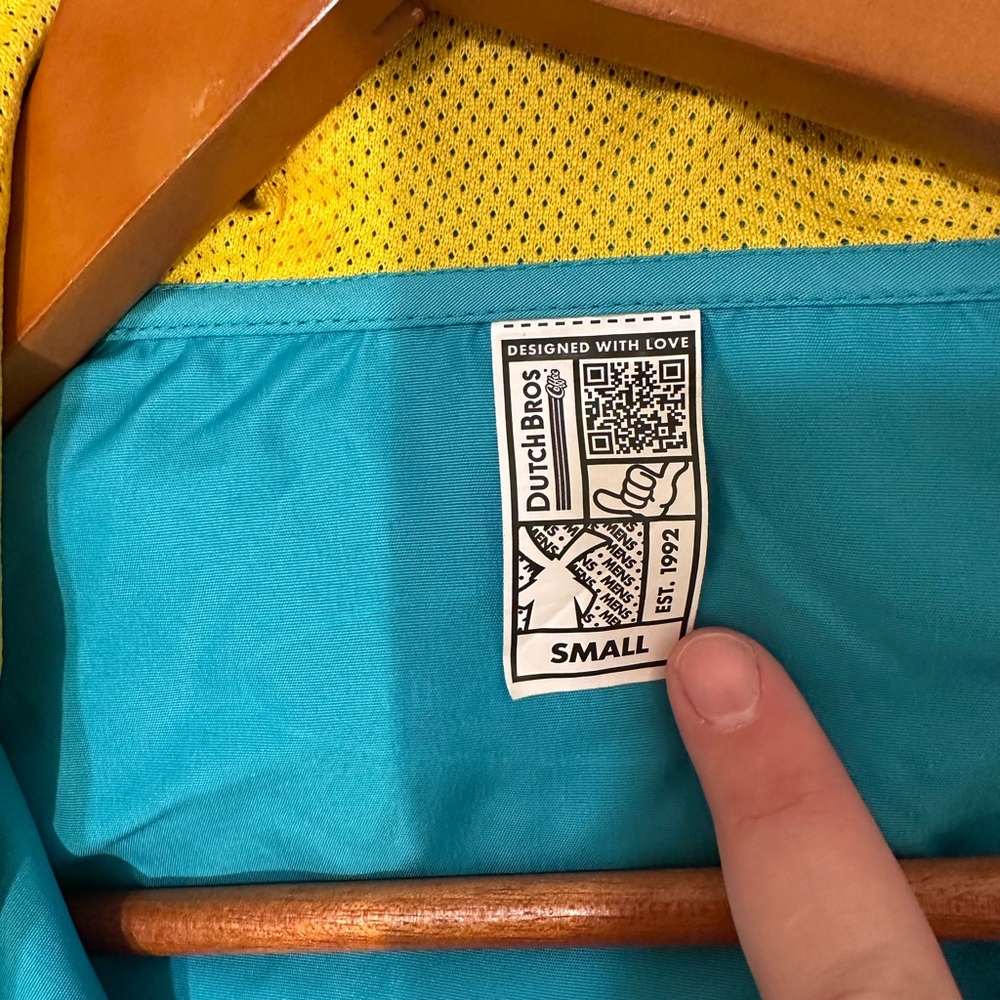 Dutch Bros Aqua Jacket Small - Picture 4 of 5
